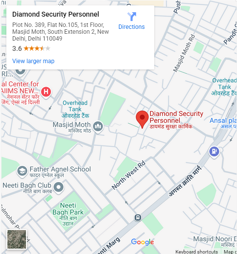 Map image - Diamond Security Personnel